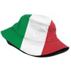Funny Italy Flag Italian Flag Bucket Hats Fashion Sun Cap