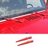 SQQP Front Window Windshield Wiper Arm & Blade Decoration Cover