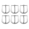 SUIKIHUM 6 Pack Metal Roller Buckles, 1" Adjustable Roller Buckle