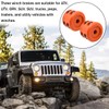 Bittwee Car Rubber Winch Stopper for ATV UTV Truck, Cable