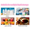 Foldable Water Bottle With Carabiner - 2Pcs Flexible Drinking Water