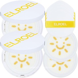 2025 Eloel Pangpang Big Sun Cushion S9 Season 9 (2 main products + 2 refills) (4 types) / 2025 엘로엘 팡팡 빅 선쿠션 S9 시즌9 본품2개+리필2개 (4종)