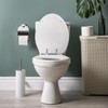 Dalton Toilet Seat Elongated Soft Close – White Oval Standard