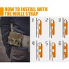 KRYDEX Molle Dump Pouch Roll-Up Drawstring Magazine Utility Pouch Folding