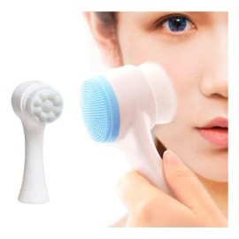 Cepillo Facial Diler 2 en 1 Cerdas Suaves y Exfoliante Silicón
