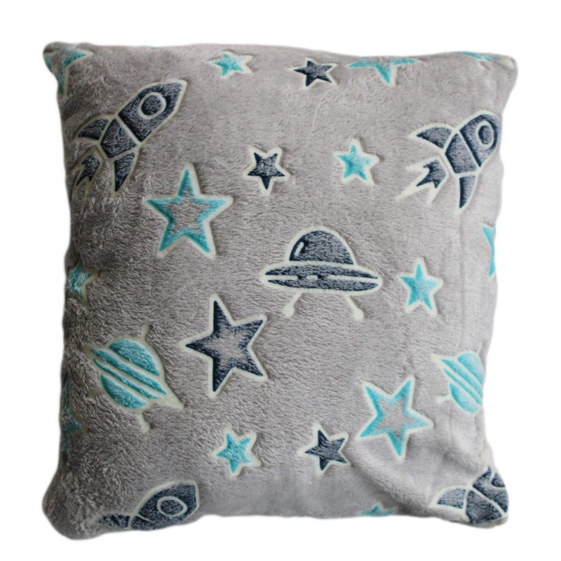 Olivia Rocco Glow In The Dark Teddy Fleece Duvet Cover
