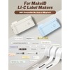 MakeID L1-C Label Maker Tape Refills, 5 Rolls 16mm x