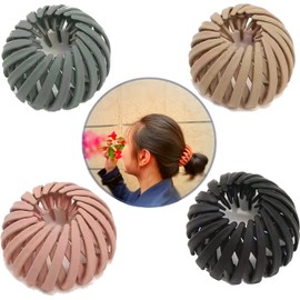 8 pinzas para el pelo vintage para nido de pájaros, soporte para coleta de caballo, accesorios para moño, accesorios para mujeres y niñas, extensible para moño, fijo, pinza para el cabello, estilo vintage, retráctil, soporte para coleta de caballo (mate (