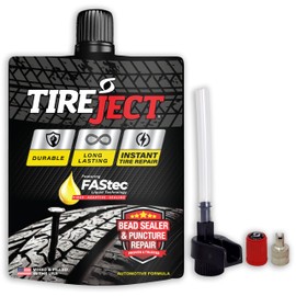 TireJect Automotive Sedan/Crossover/Truck 2-in-1 Tire Sealant & Bead Sealer Kit for tire repair of leaks and punctures