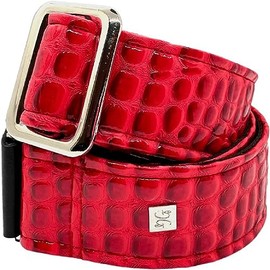 GET'M GET'M Aussie Gator Dragon Red 2 Inch Guitar Strap
