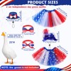 Locmeo 2 Set Independence Day Goose Outfit 4th of July