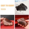 Beaupretty 2pcs Travel Comb Adorable Comb Carved Bunny Comb Portable