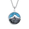 Lauren-Spencer Gemstone Mountain Necklace for Women Turquoise Sodalite Tumbled Chips
