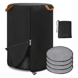 YERGOFE Tire Covers Set for Storage Large Tire Storage Bags, 420d Oxford