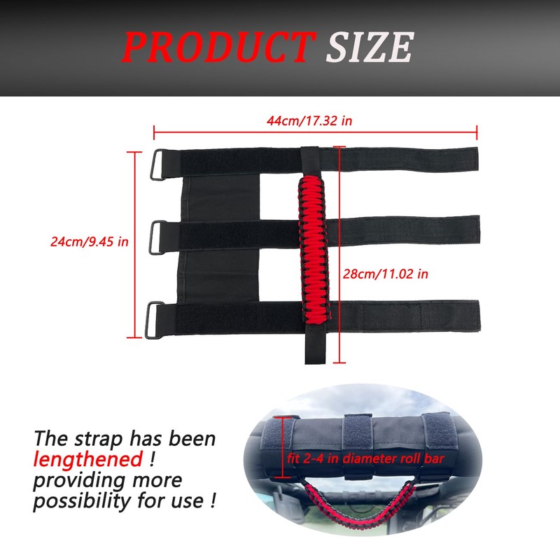 Grab Handles for Jeep Wrangler,Roll Bar Grab Handles for Jeep