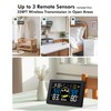 Weather Station Wireless Indoor Outdoor Thermometer, Large Display with Remote