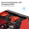 CCCEI Set Power Tool Organizer Wall Mount with Charging Station.