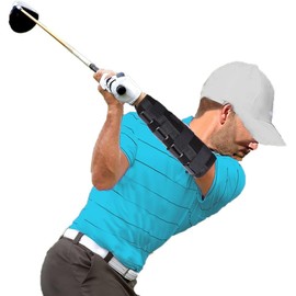 JUNNEE Golf Training Aid with Elbow Support, Golf Accessories Straight Arm Swing Trainer, Perfect for Guiding the Fixed Corrector of Golf Wings, Keep Your Forearm Straight