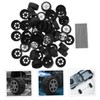 Totority 20sets Wheel Replacement Kit Toy Vehicle Model Axles Easy
