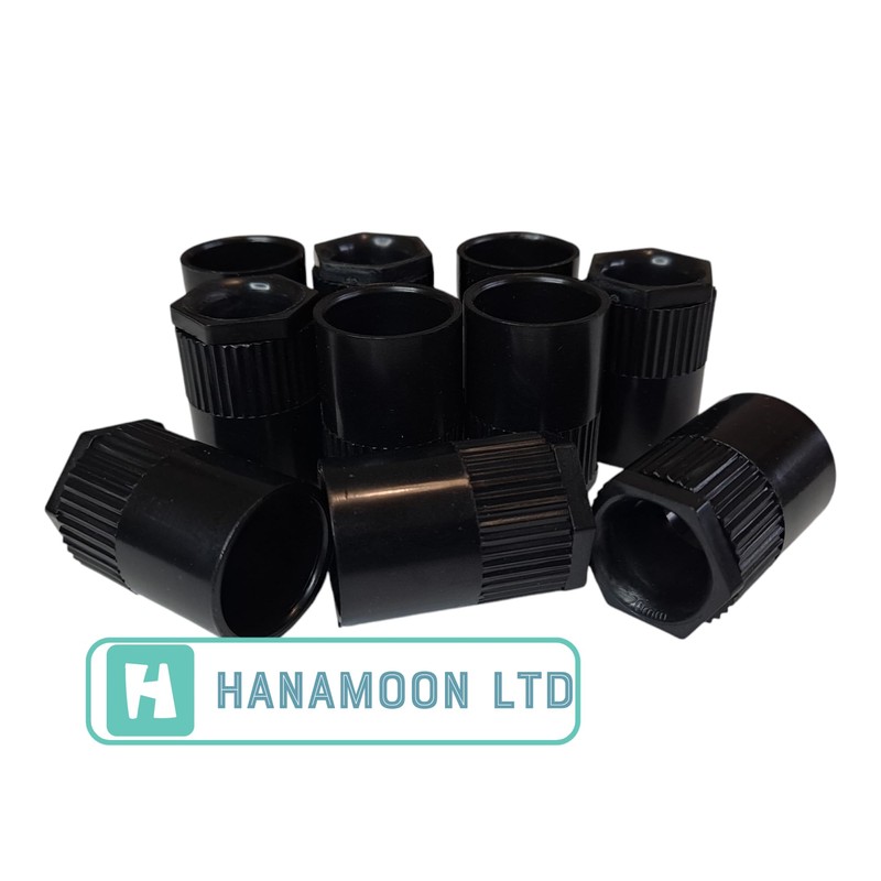 20mm PVC Female Conduit Adaptor Black– Pack of 2