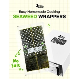 [100 sheets] Nice witch's Seaweed Wrappers for Triangle Rice Ball – Korean Gimbap Nori, Onigiri Sheets for Easy Homemade Cooking