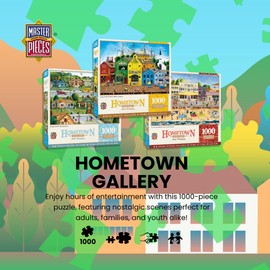 Masterpieces - 1000 Piece Jigsaw Puzzle, The Old Filling Station, Fun for Adults, Family, Kids, 19.25" x 26.75"