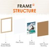 FIXSMITH 4x6 Picture Frame Set of 4, 4x6 Photo Frames