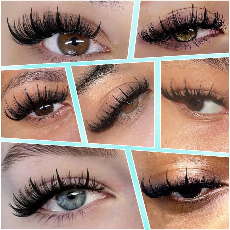 DF touchjoy Spike Lash Clusters Fluffy Cluster Eyelash Extensions with