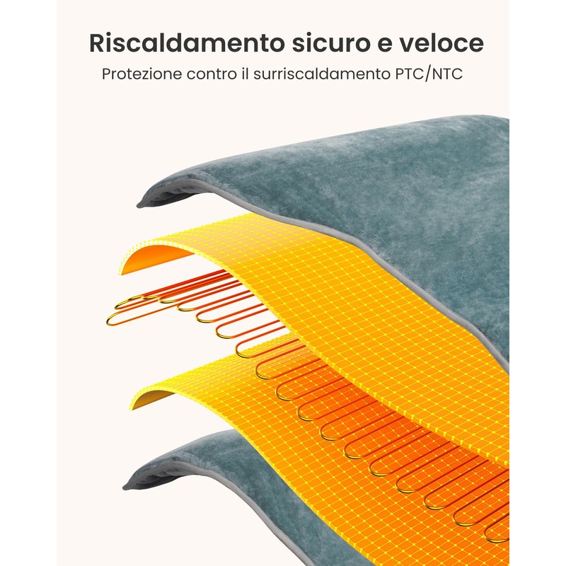 Heating Pad for Back Shoulder Neck 60 x 100 cm