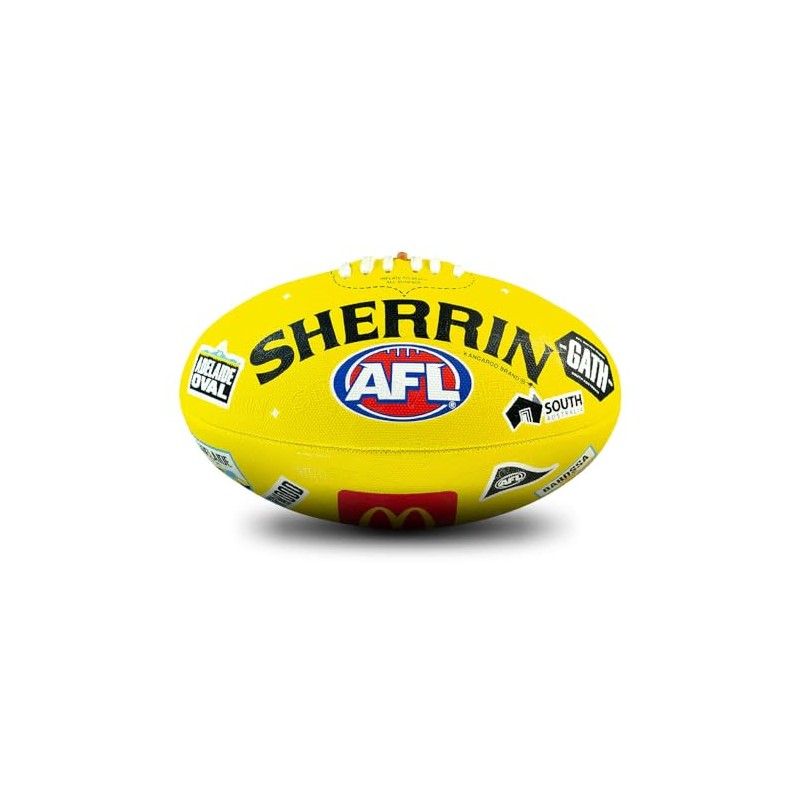AFL Sherrin 2025 Gather Round Replica All Surface Football, Yellow,