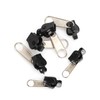 6Pcs Black Universal Instant Fix Zipper Repair Kit Replacement Zip