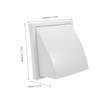 WHAMVOX Outdoor Vent Cover Grille Plastic Wall Vent Cover for