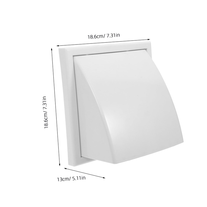 WHAMVOX Outdoor Vent Cover Grille Plastic Wall Vent Cover for