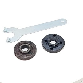 KATSU Angle Grinder Flange Nuts Disc Holder with Wrench Spanner, 115mm 230mm Blade Holder 3 Piece Set Angle Grinder Accessory Replacement, M14 Shank SP10034545