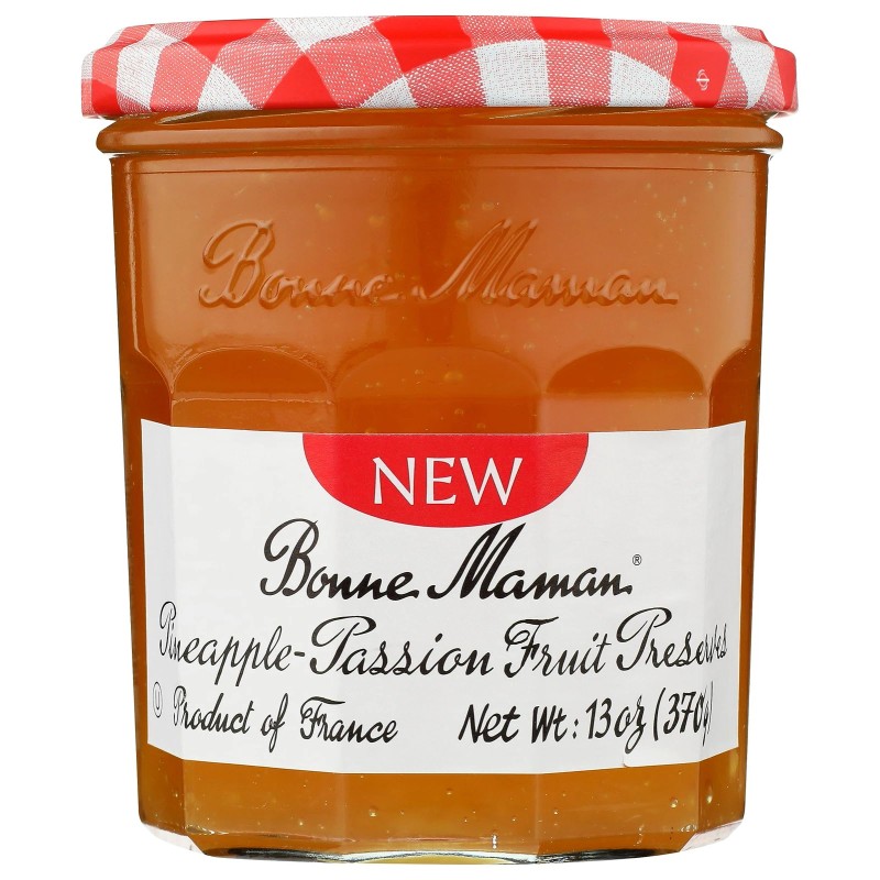 Bonne Maman Pineapple Passion Fruit Mango Peach Lemon Curd Preserves