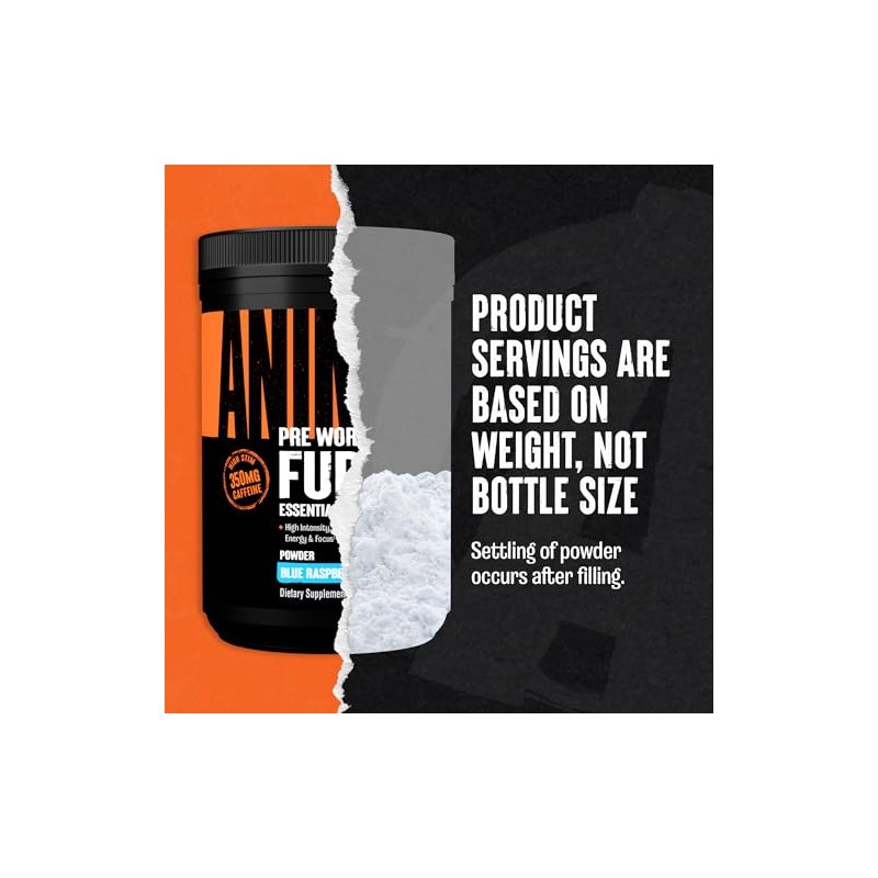 Animal Fury - Pre Workout Powder Supplement for Energy and