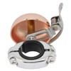 Ogi Industry Bicycle Bell Hibiki Bell Clamp Brass Copper Brown