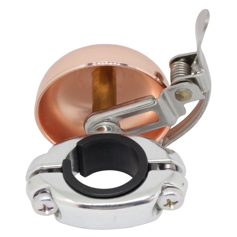 Ogi Industry Bicycle Bell Hibiki Bell Clamp Brass Copper Brown