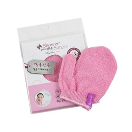 Hancell 3J shower hand bath gloves / Beauty Plus (for face only) 1P / 한셀 쓰리제이 샤워손 목욕장갑 / 뷰티플러스(얼굴전용)1P