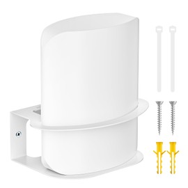 Metal Wall Mount for eero Max 7 Mesh Wifi Router Wall Mount - Space Saving Router Wall Mount for eero Max 7 Bracket with Cable Ties, Easy Installation, Wifi Router, Shelf for eero