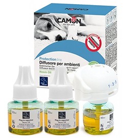 Camon Diffusore per Ambienti all'Olio di Neem Offerta Doppia Ricarica. Protezione Naturale Contro Parassiti e Insetti