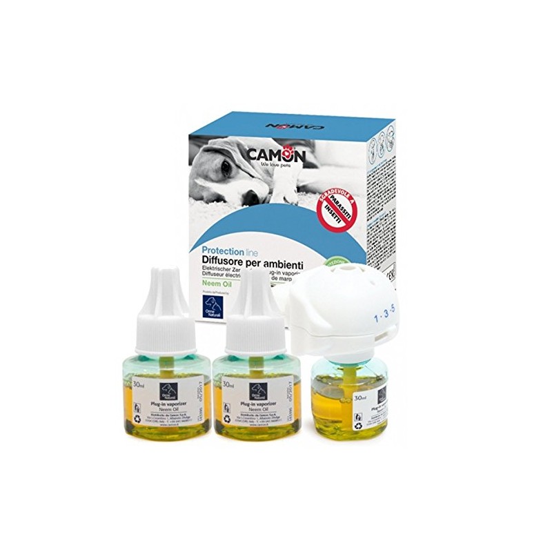 Camon Diffusore per Ambienti all'Olio di Neem Offerta Doppia Ricarica.