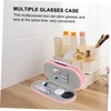 TOVINANNA Portable Eyeglass Case Double Layer Contacts Lens Applicator for