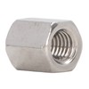 20 Pcs Hex Coupling Nut M8x1.25 L15mm 304 Stainless Steel