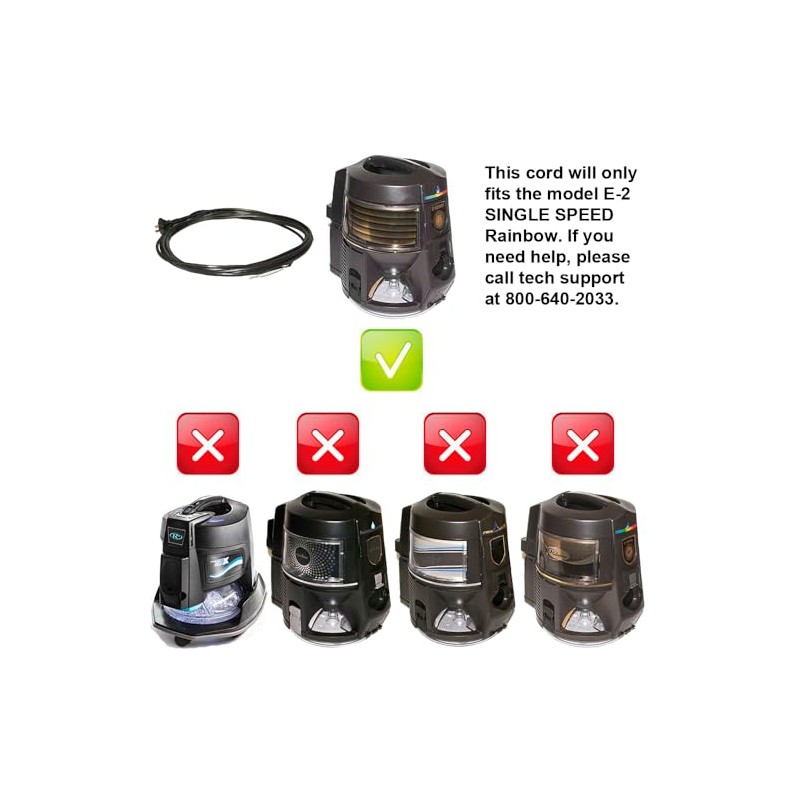 Rainbow Genuine E-2 (eSERIES) 120 Volt Electric Cord