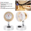 12V-24V LED Dual Heads Spot Light Switch Oval Bedside Reading