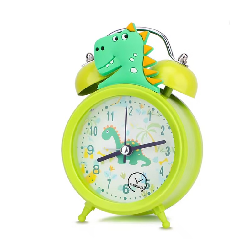 Pink Unicorn Kids Alarm Clock – Cute Double Bell Bedside