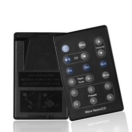 Remote Control Replacement Compatible with Bose Wave Radio/CD for AWRC-1W AWRC-1G AWRC-1P Black SEA# P1