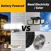 Battery Powered Motion Sensor Outdoor Lights, 1500LM Flood Lights IP65