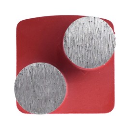 ACTINTOOL Two 12.5mm Thick Button Segment Floor Grinding Disc for Redi Lock Husky Walkbehind Floor Grinder (Pack of 3)